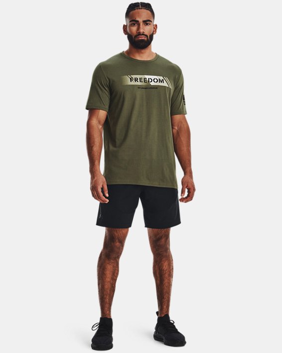 Men's UA Freedom Amp T-Shirt, Green, pdpMainDesktop image number 2